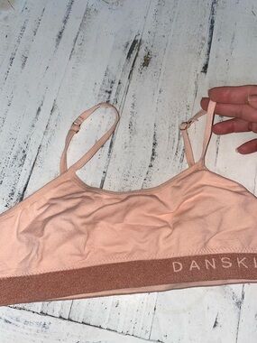 Danskin Peach Adjustable Strap Sports Bralette